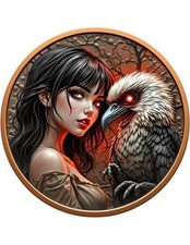 THE LAUGHING DEATH Zombie Vixens Kookaburra carta rotonda rame colorato 2025