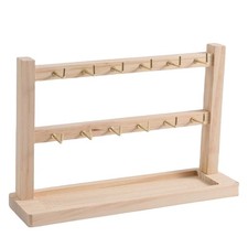 Espositore in legno 2 livelli