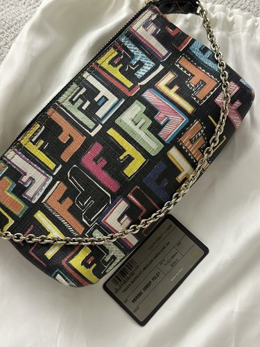 Fendi multicolor pouch - fendi,