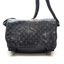 GUCCI 201732 GG Implement GG Pattern Messenger Bag Borsa a tracolla Nera Uomo