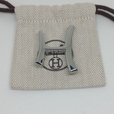 Hermes Fibbia Palladium Silver
