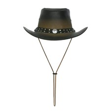 Cappello in pelle da cowboy