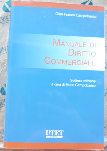 Manuale diritto commerciale - manuale,