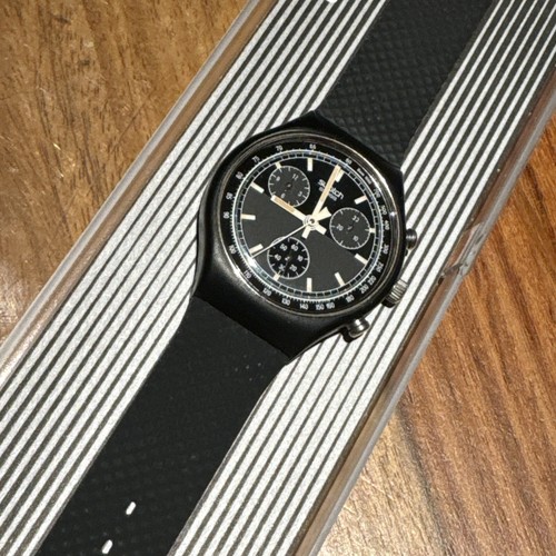Swatch chrono scb100v1 black - swatch,