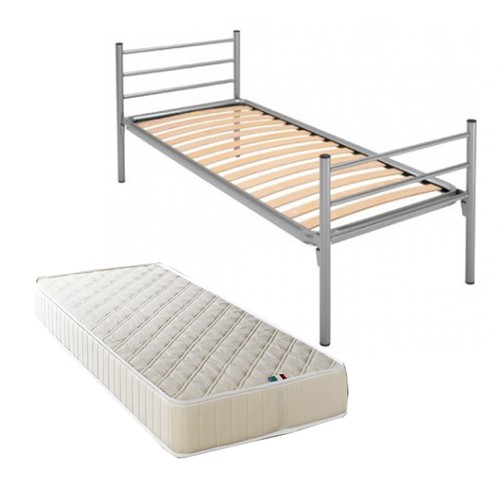 Letto singolo rete - rete, doghe