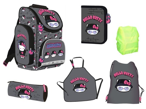Zaino scuola hello kitty set - hello,