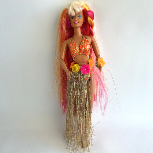 Vintage hula hair barbie - vintage,