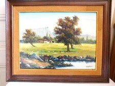 Molto Bella Olio Su Faesite