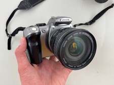 Macchina fotografica Canon EOS 300D digital + flash con obbiettivo 24-85mm