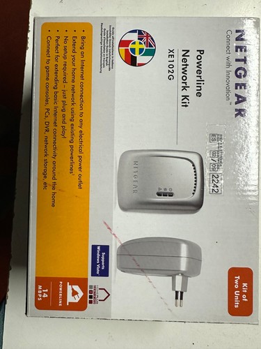 Netgear powerline network kit - network,