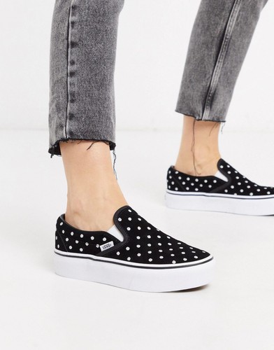 Vans classic slip platform - on,