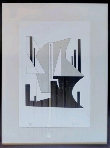 Thea vallè serigrafia - serigrafia, cornice