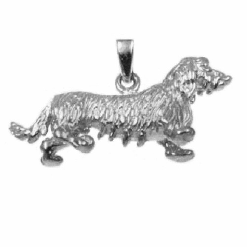Argento sterling bassotto cane - argento,