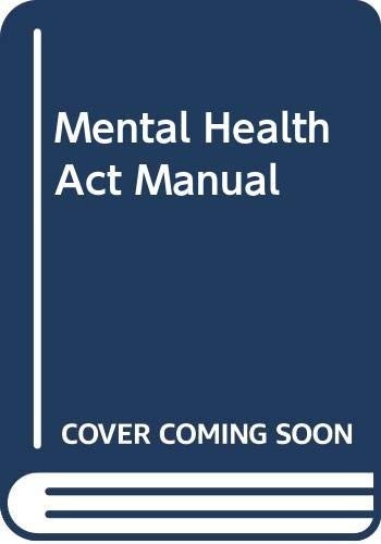 Mental health act manual - health,