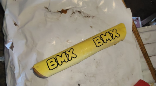 Bici bmx salsicciotto giallo - bmx,