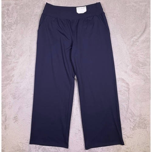 Pantalone navy vita alta - navy,