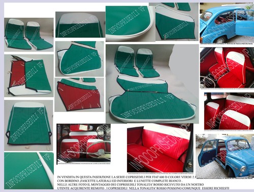 Fiat 600 epoca coprisedili - fiat,