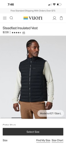 Gilet uomo vuori steadfast - gilet,