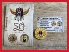 PIÈCE 50 ans FIGURINE GOLDORAK GRENDIZER ACTARUS PIECE GOLD MONNAIE + CERTIFICAT