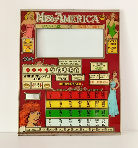 Flipper backglass bally - backglass,