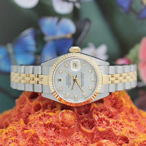 Rolex lady datejust stahl - lady,