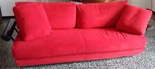 Divano 2 posti Alcantara rosso marca "Frighetto"