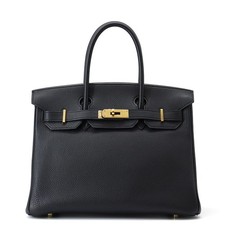 HERMES Birkin taglia 30 Togo pelle nera