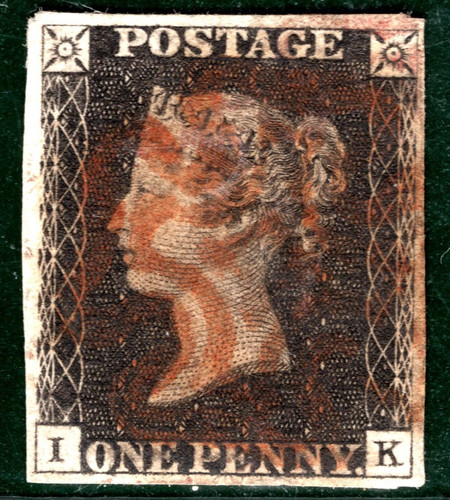 Penny black 1840 gb - black, qv