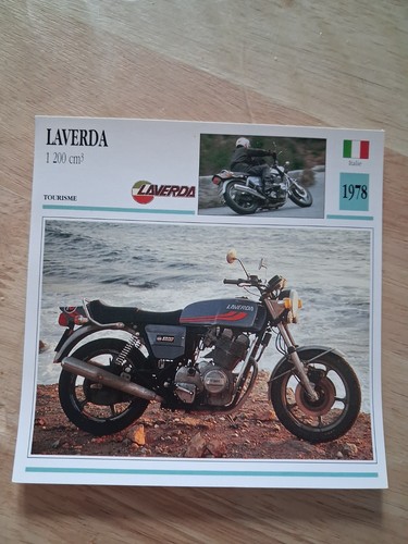Laverda 1200 1978 fiche - , carte