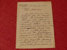 Lettera Autografo Eugene Labelle (Abate) 1926 4pp. Action Francese Mamers