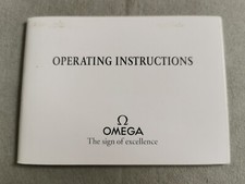 Omega 861 Caliber speedmaster vintage booklet instruction in good condition
