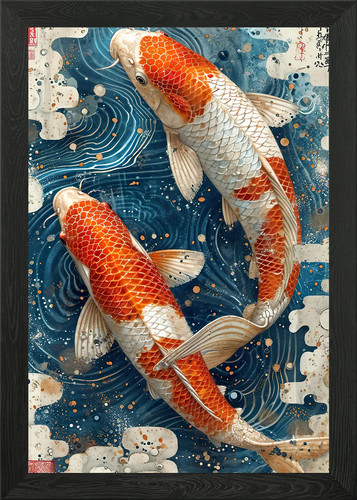Quadro stampa tela carpe - quadro,