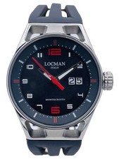 Orologio Locman Montecristo BigDate 41mm 546AA/550 Acciaio Scontatissimo Nuovo