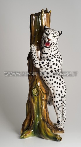 Leopardo albero ceramica - albero,