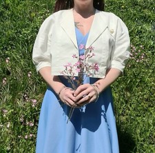 Blazer vintage anni 80 crop