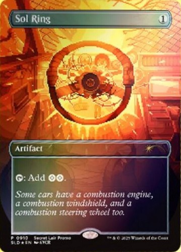 Mtg sol ring foil exc - exc,