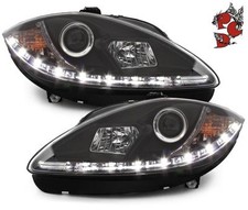 FARO LUCE DIURNA LED per SEAT ALTEA LEON NERO 09-12 sonar originale