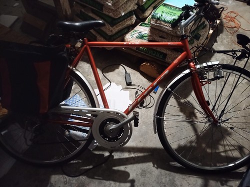 Bici turismo uomo con - bici,