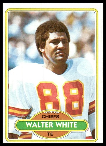 Walter white 1980 topps - white,