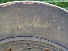 Ww1 Elmetto Adrian Francese Mod 15 Blue-horizont Da Soffitta Lapis Nominativo 