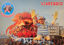 Cartolina 1981 Viareggio Carnevale Carro “Gli Incubi di Spadolini”