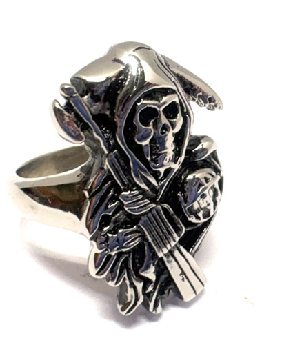 Anello uomo acciaio - anello,