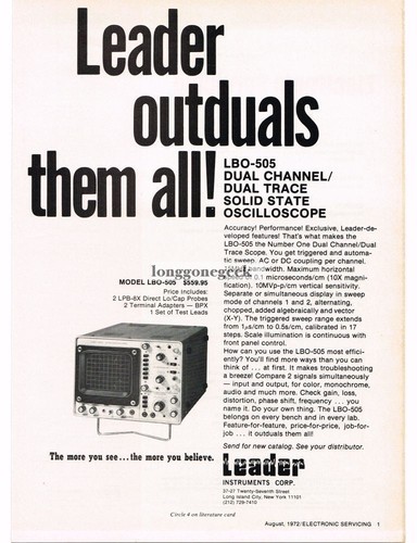 Leader lbo505 1972 doppio - 1972,