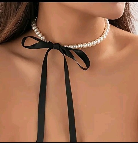 Semplice collana velluto - semplice,