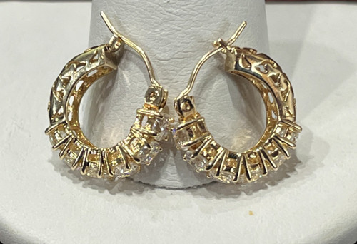 Orecchini huggie oro - orecchini,