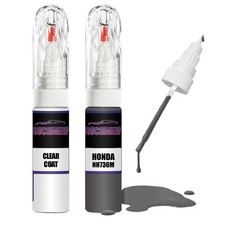 Pennarello vernice per HONDA VULCANO GREY NH736M + vernice trasparente pennello graffi fix kit