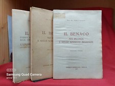 Marco Gerosa - IL BENACO NELLE SOVRANE BELLEZZE - completo in 3 voll. ( GARDA )