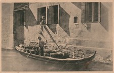 1919 VENEZIA Venditore ambulante di Frutta RARA Cartolina animata