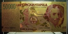 Banconota 50000 Lire Bernini