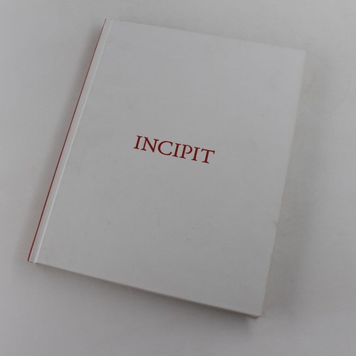 Incipit book claudio - by,